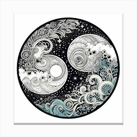 Yin Yang 49 Canvas Print