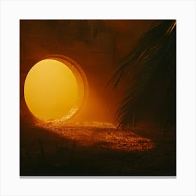 Hole In The Ground Canvas Print