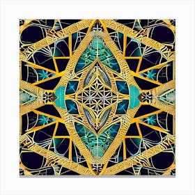 Psychedelic Pattern 1 Canvas Print