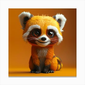 Red Panda 3 Canvas Print