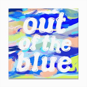 Out Of The Blue 2 Canvas Print