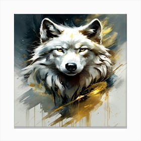 Wolf Painting 1 Canvas Print