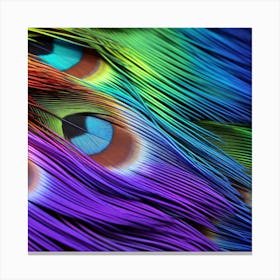 Peacock Feathers 23 Canvas Print
