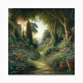 Garden Path 20 Canvas Print