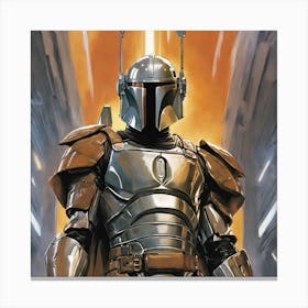 Star Wars Boba Fett Canvas Print