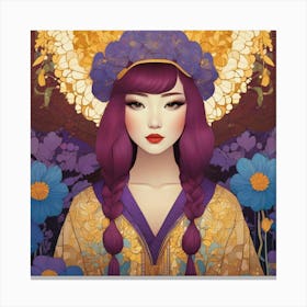 Asian Girl 3 Canvas Print