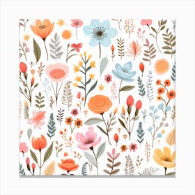 Floral Pattern Canvas Print