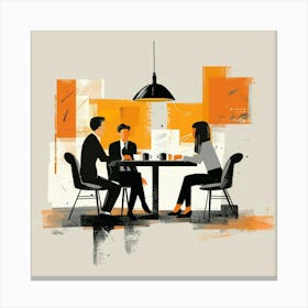 Business Meeting 7 Canvas Print