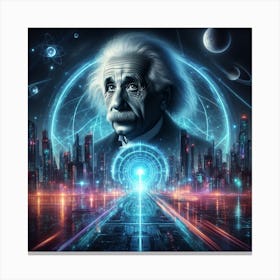 Albert Einstein 11 Canvas Print