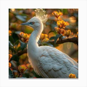 White Egret Canvas Print