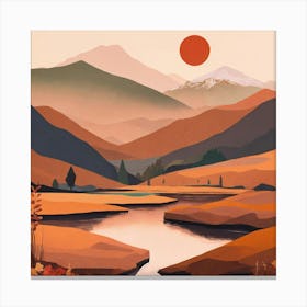 Scottish Landscape 1 Canvas Print