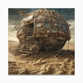 House In The Desert 7 Canvas Print