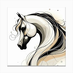 Creative Horse Beauty Illustration Nr 102 Canvas Print