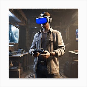 Vr Headset 27 Canvas Print