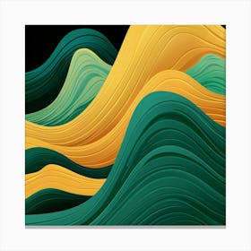 Abstract Wave 3 Canvas Print