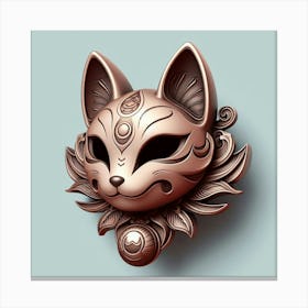 Kitty Mask Canvas Print