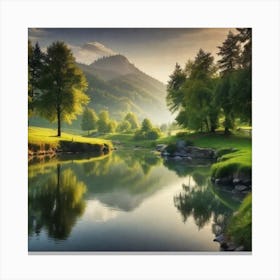 Peaceful Landscapes Photo (52) Canvas Print