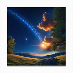 Sky Is Blue Canvas Print