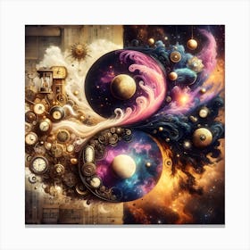 Yin Yang Art 4 Canvas Print