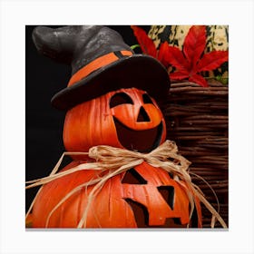 Halloween Pumpkin Canvas Print