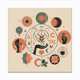astrology minimalist 2 Canvas Print