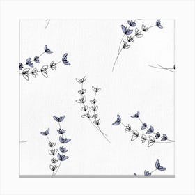 Lavender sun Canvas Print