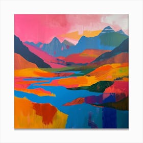 Abstract Travel Collection Nepal 4 Canvas Print
