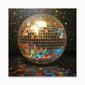 Disco Ball Art 11 Canvas Print