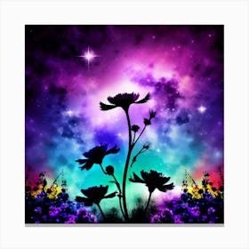 Flowers In The Sky 1 Canvas Print