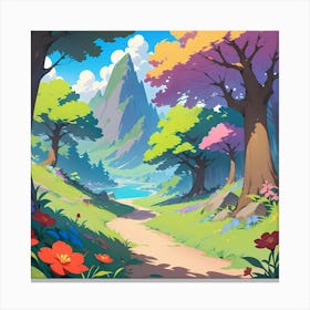 Forest Path 2 Canvas Print