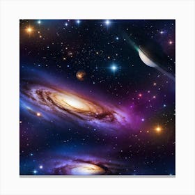 Galaxy Wallpaper 9 Canvas Print