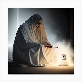 Ghost In The Dark 1 Canvas Print