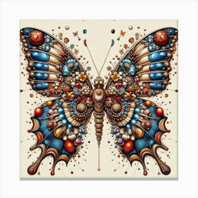 Damien Hirst Butterfly Art 2 Canvas Print