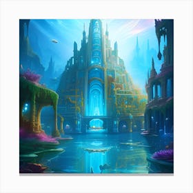 Fantasy City Canvas Print