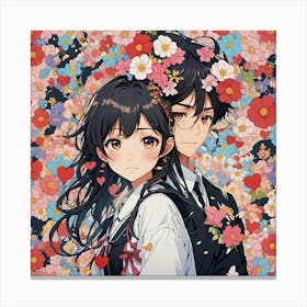 Love Is Like A Flower Canvas Print