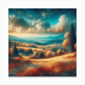 Landscape Painting 3 Canvas Print