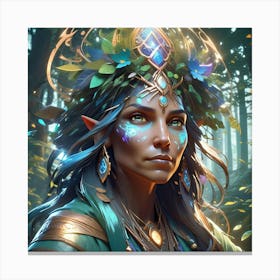 Elven Woman Canvas Print