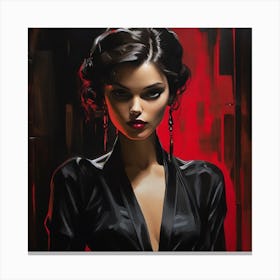 Sexy Lady Canvas Print