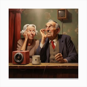 The Old Couple Canvas Print