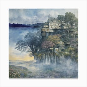 Castle On A Hill Canvas Print