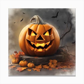 Halloween Pumpkin 11 Canvas Print