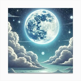 Full Moon In The Sky 33 Canvas Print