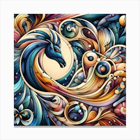 Psychedelic Horse 2 Canvas Print