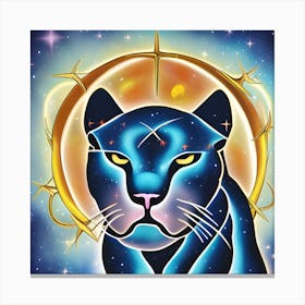 Pretty Panther Canvas Print