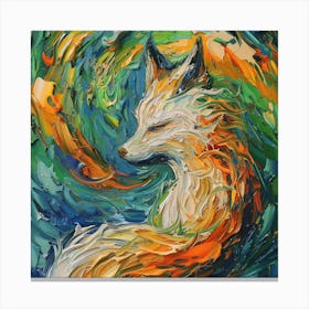 Fox Painting 2 Canvas Print