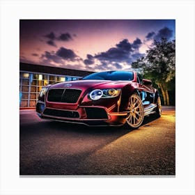 Bentley Continental Gt Canvas Print