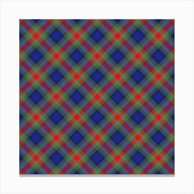 Plaid Fabric 175 Canvas Print