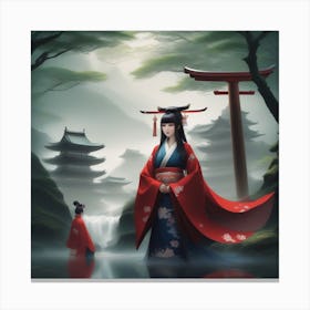 Geisha Canvas Print