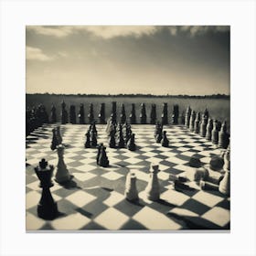 Chess Board 1 Canvas Print