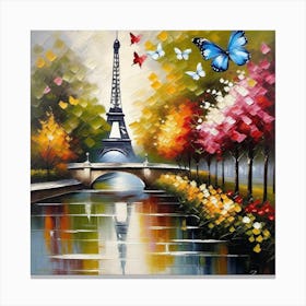 Paris Eiffel Tower 77 Canvas Print